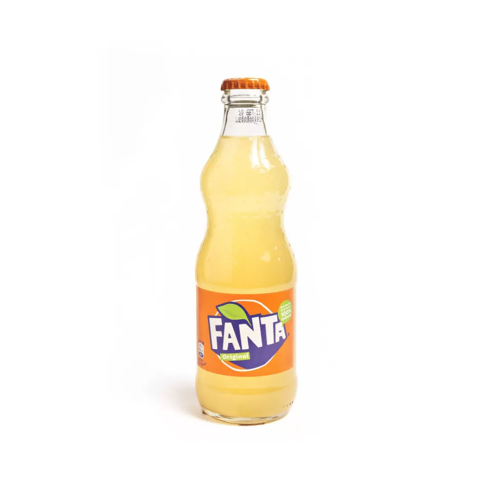 Fanta Arancia Bibita Vetro 330 ml Analcolica