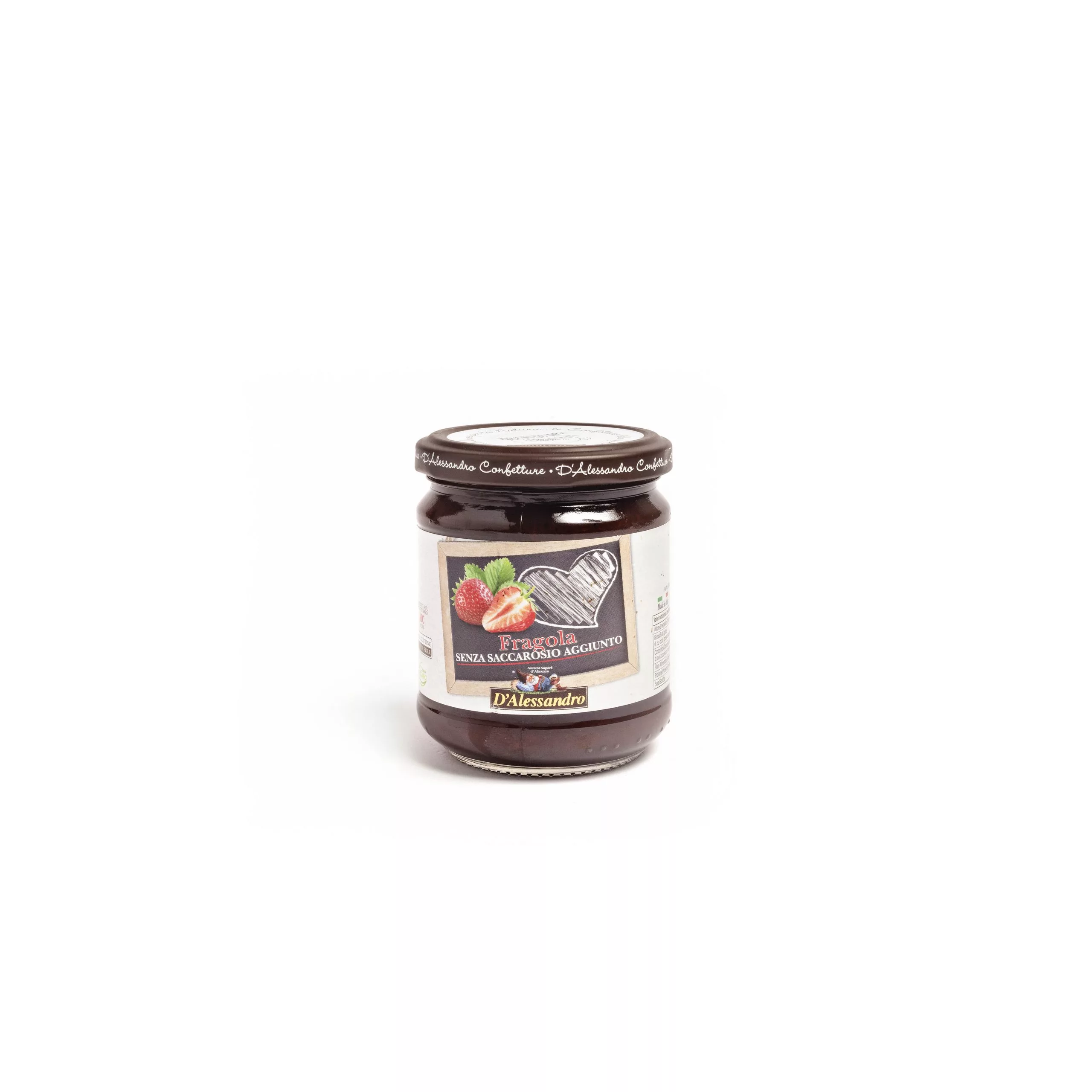 D'Alessandro confettura fragola senza zucchero 230 g