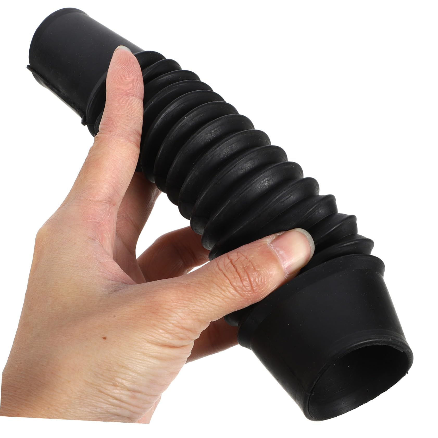 DOITOOL Tubo Gomma Nero Lavatrice Flessibile con Fascette