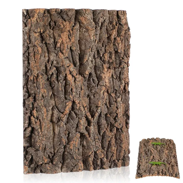 DOITOOL Corteccia Sughero Rettili 40x30 cm Terrario