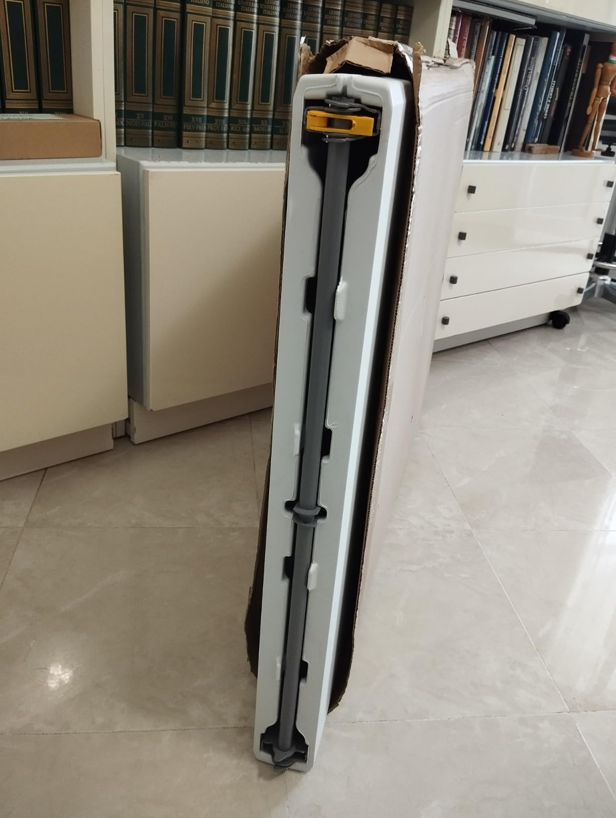 GrecoShop 5477 tavolo pieghevole a valigetta HDPE 180 cm