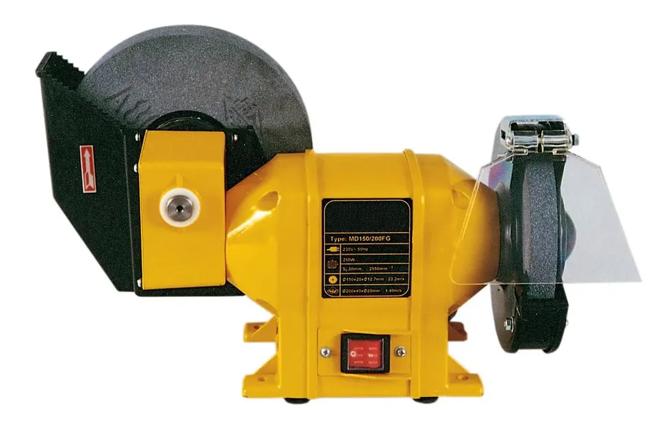 GrecoShop Smerigliatrice Banco 150/200 mm 250W Acqua e Secco