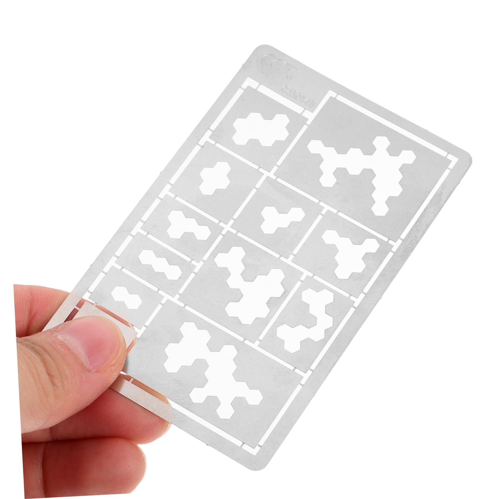 DOITOOL Stencil Mimetico Acciaio Inox Argento Spray