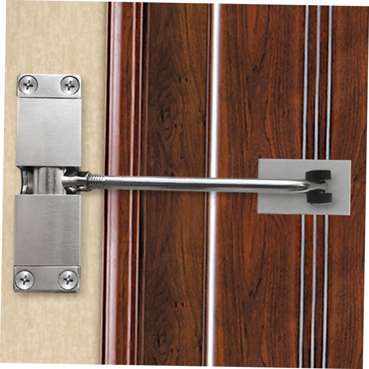 Doitool Chiudiporta Automatico Inox per Porte fino a 1000 mm