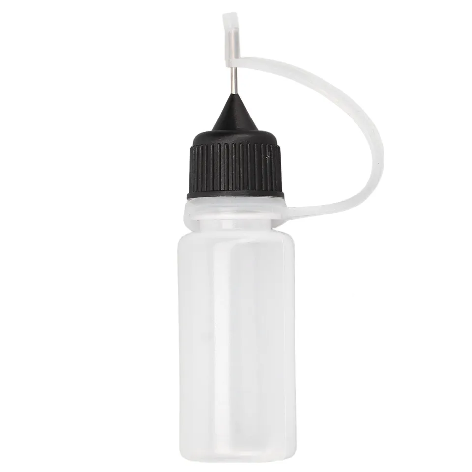 Saluaqui flaconi contagocce ago 10 ml 10 pezzi traslucidi