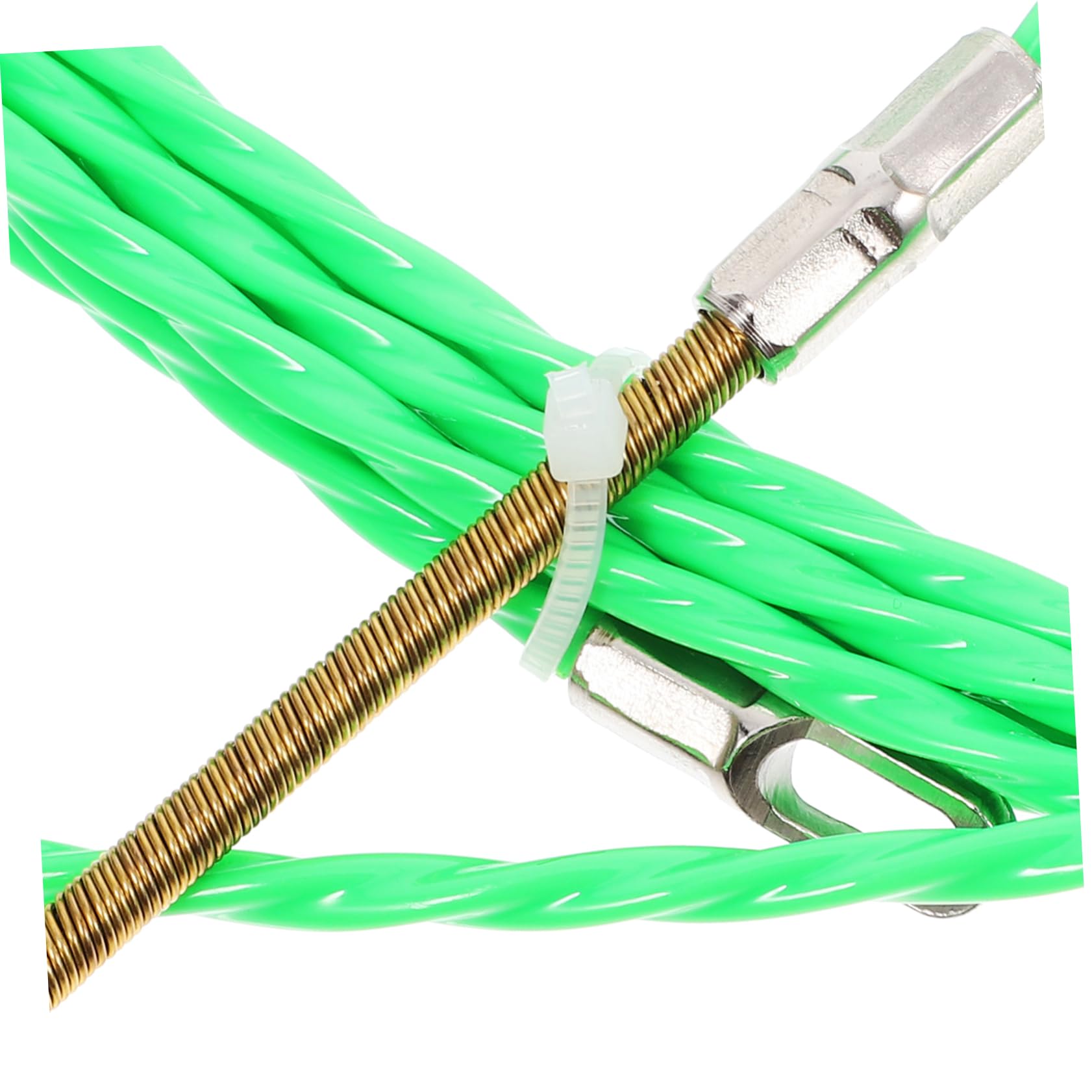 DOITOOL Sonda Passacavi Acciaio Plastica 10 m Verde