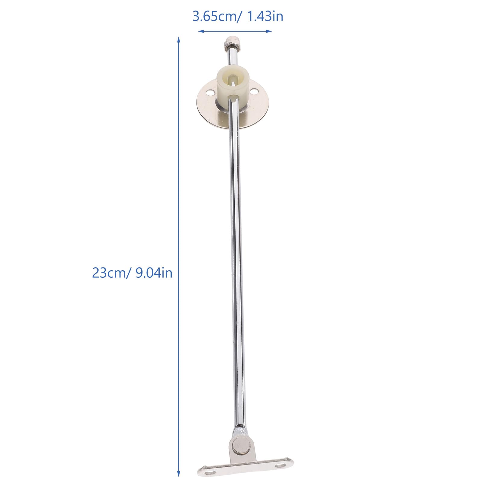 DOITOOL Supporto Coperchio 23 cm Cerniere Ferro 4 Pezzi Argento