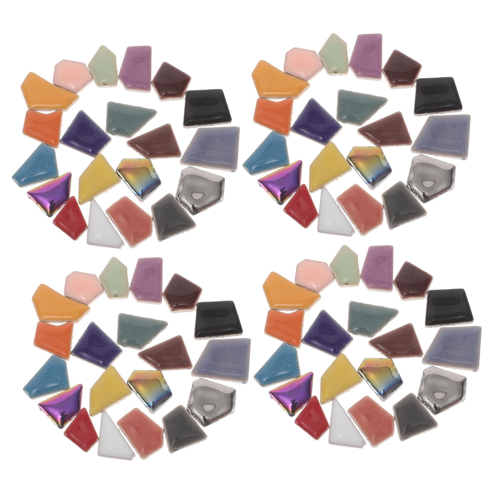 DOITOOL Tessere Mosaico in Ceramica Colori Assortiti Irregolari
