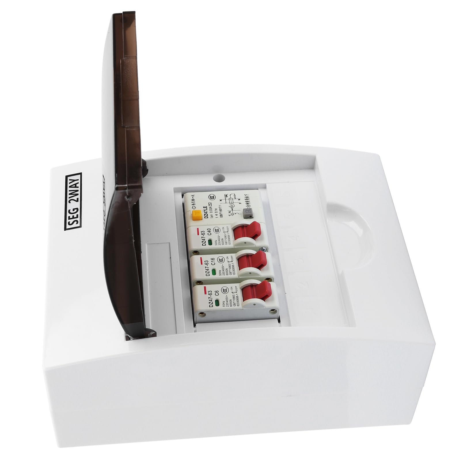 Saluaqui scatola fusibili 2 vie RCD 40A ABS