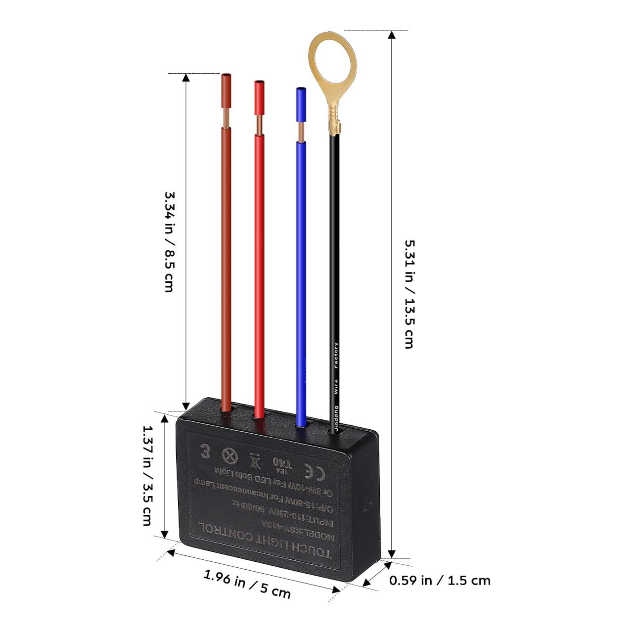 DOITOOL Interruttore touch dimmer 4 vie lampada tavolo 250V