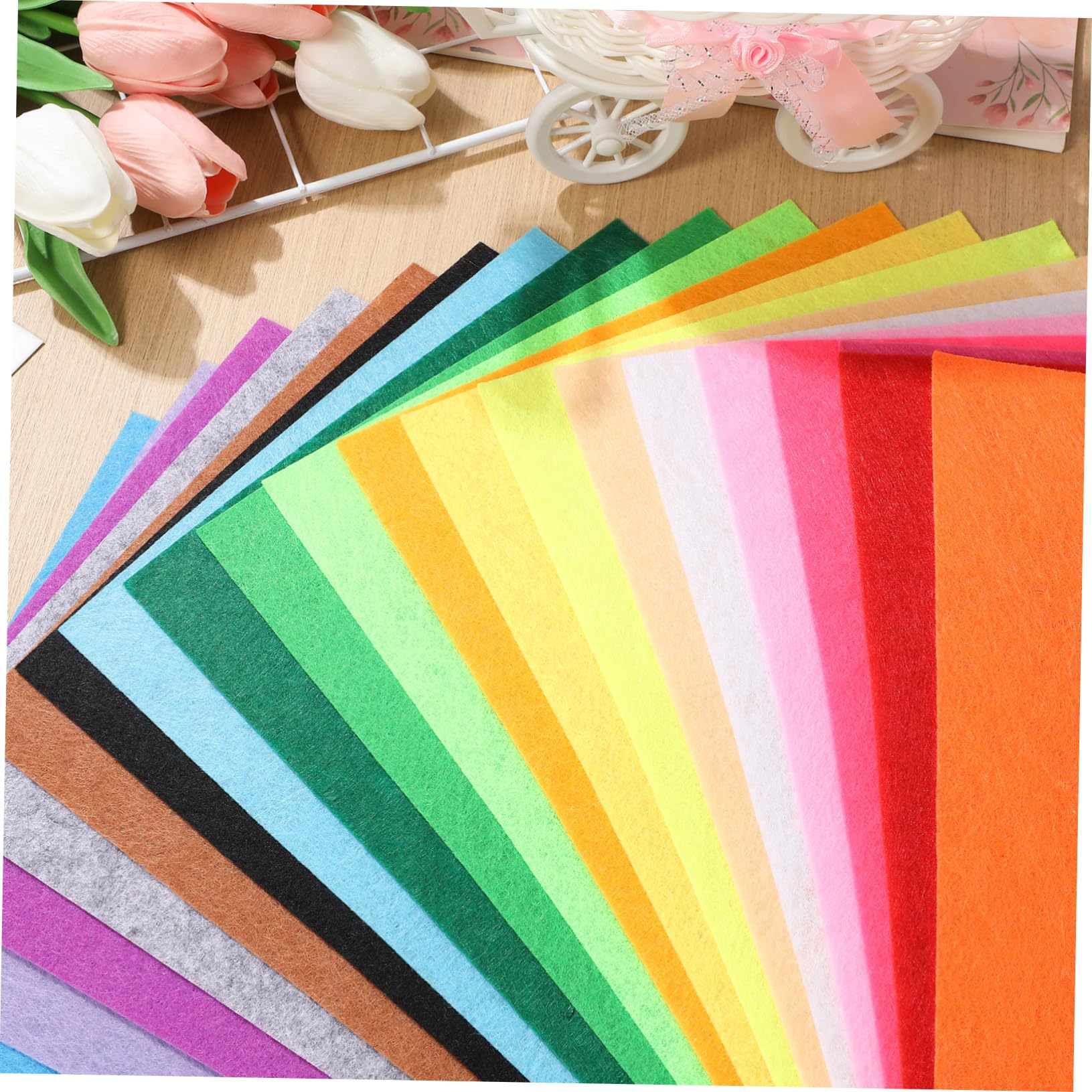 DOITOOL Fogli Feltro Colorati 20 Pezzi 30x19,7 cm Assortiti