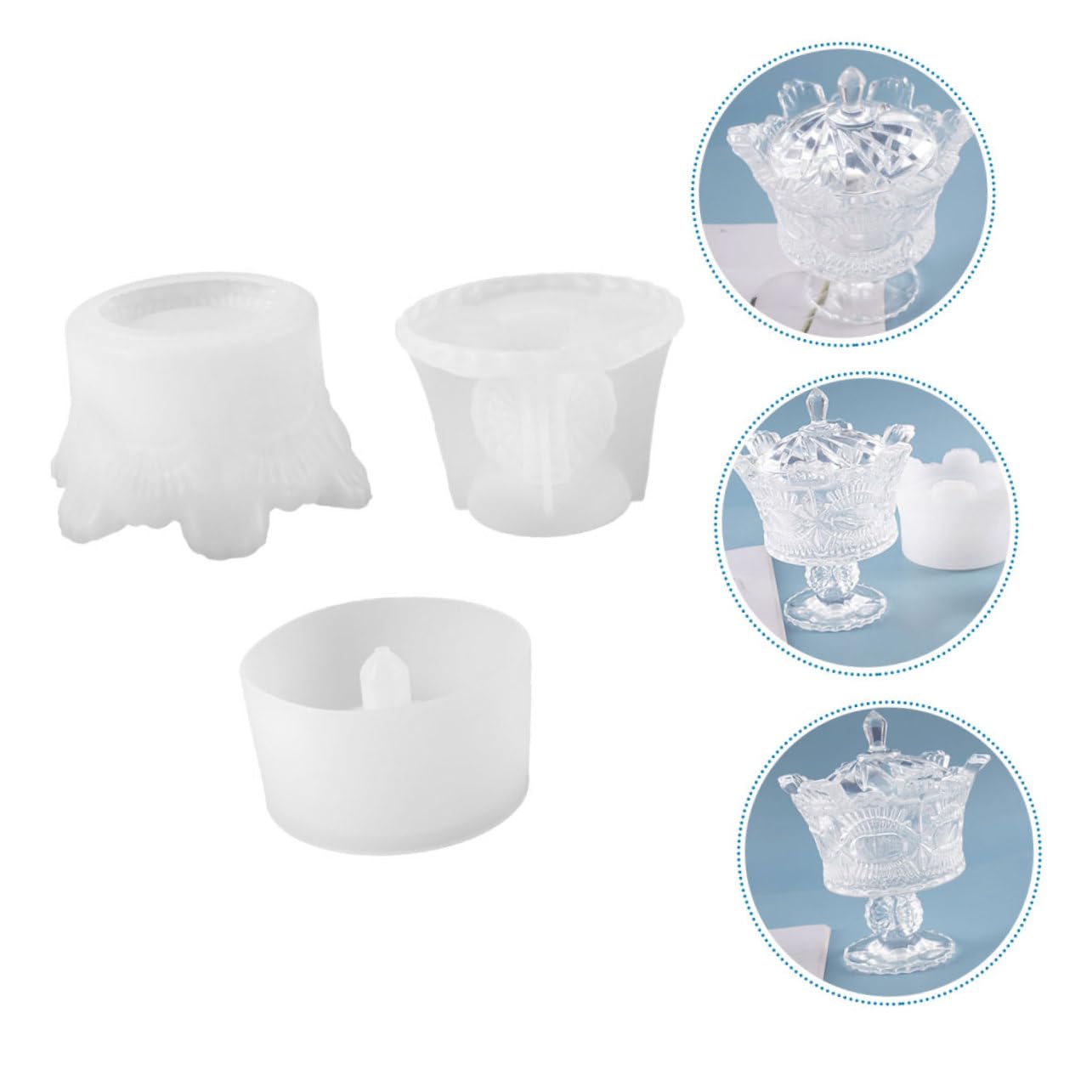 DOITOOL Stampo Silicone Scatola Gioielli per Resina