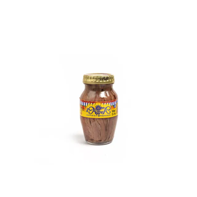 Iconsitt Filetti di alici in olio oliva 160 gr vetro