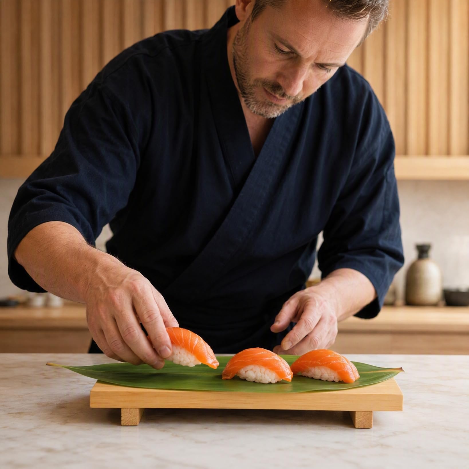 Doitool Foglie Sushi Decorative 100 Pezzi per Piatti Freddi
