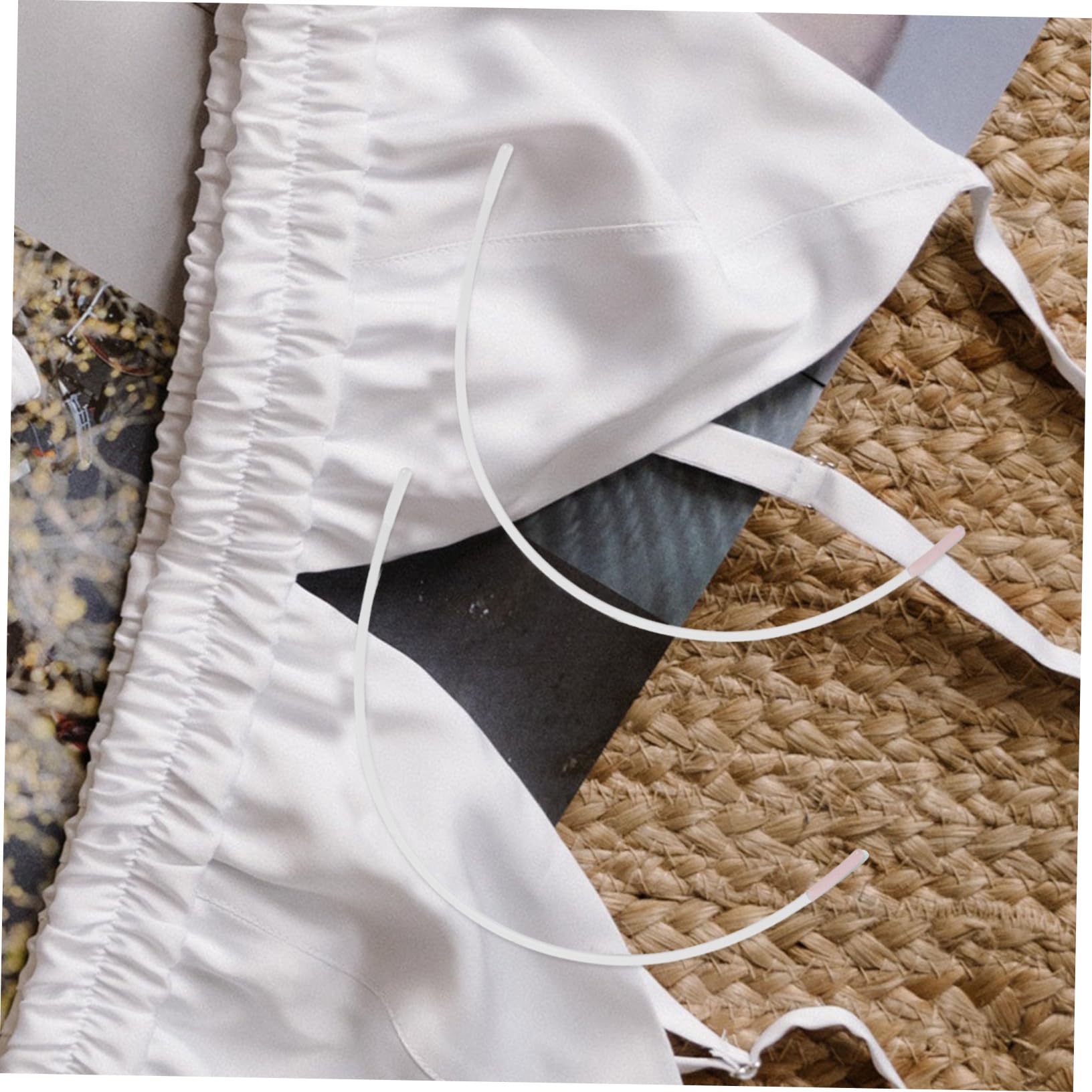 DOITOOL Ferretti Reggiseno Metallo Argento 10 Paia 11,5 cm