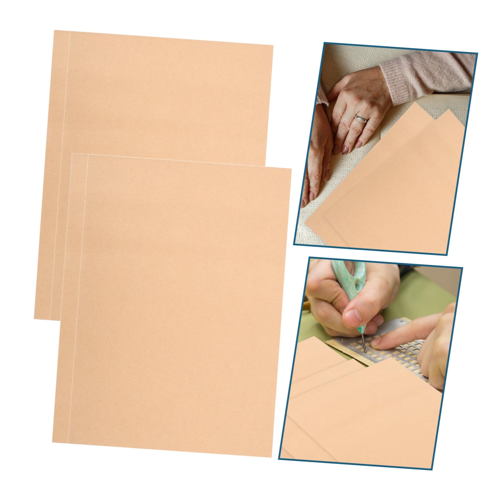 Doitool 20 Fogli Carta Braille 30x22 cm per Esercizi