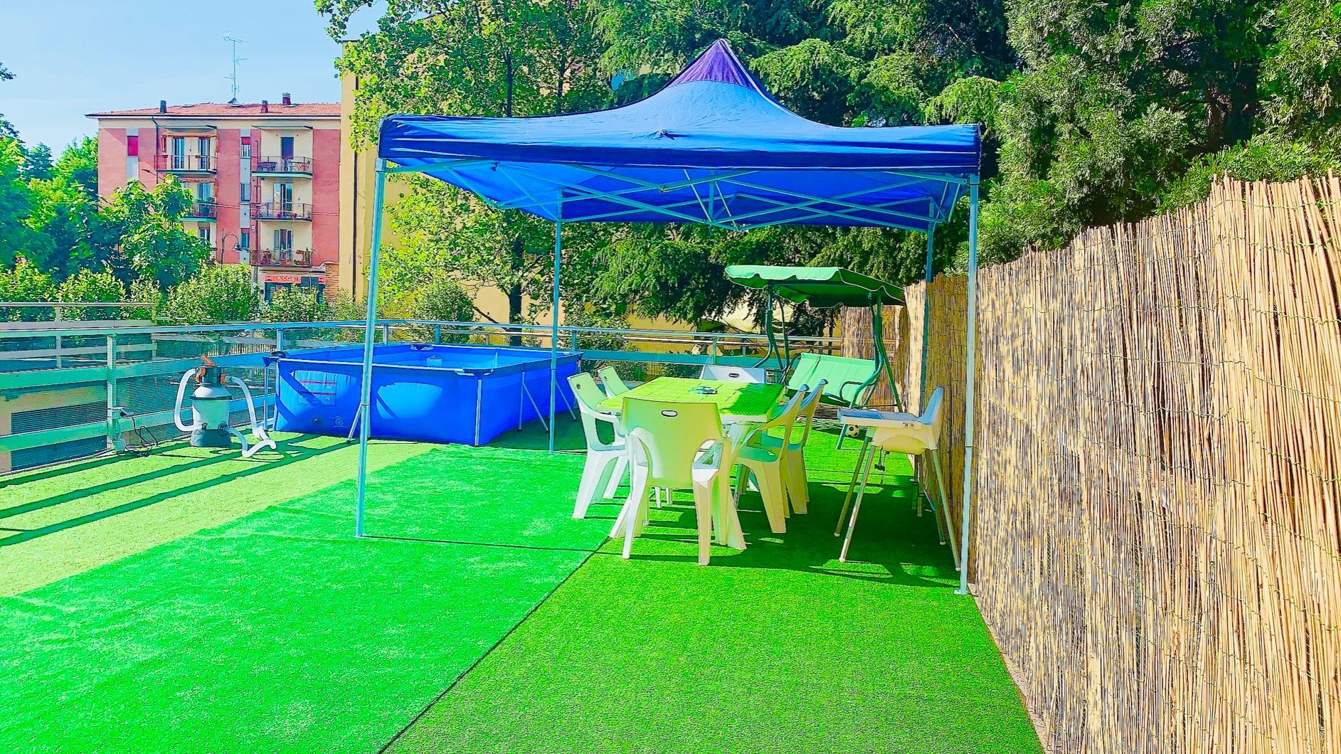 GrecoShop 2456 2x10 m tappeto erba sintetica 7 mm verde