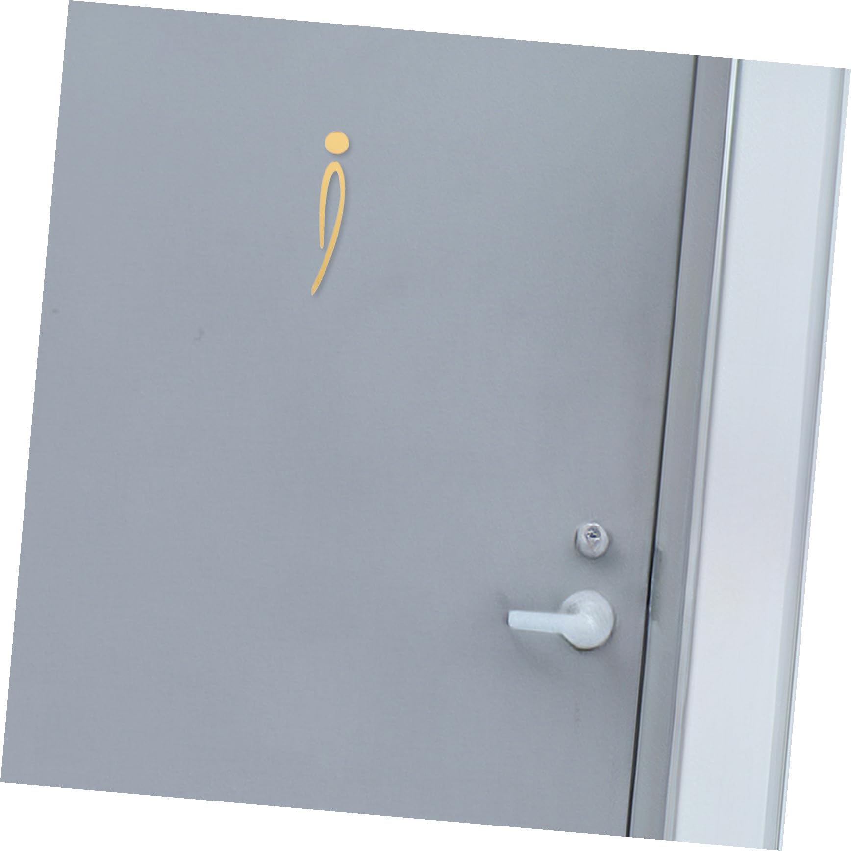 Doitool cartello bagno acrilico oro 2 pezzi 18 cm
