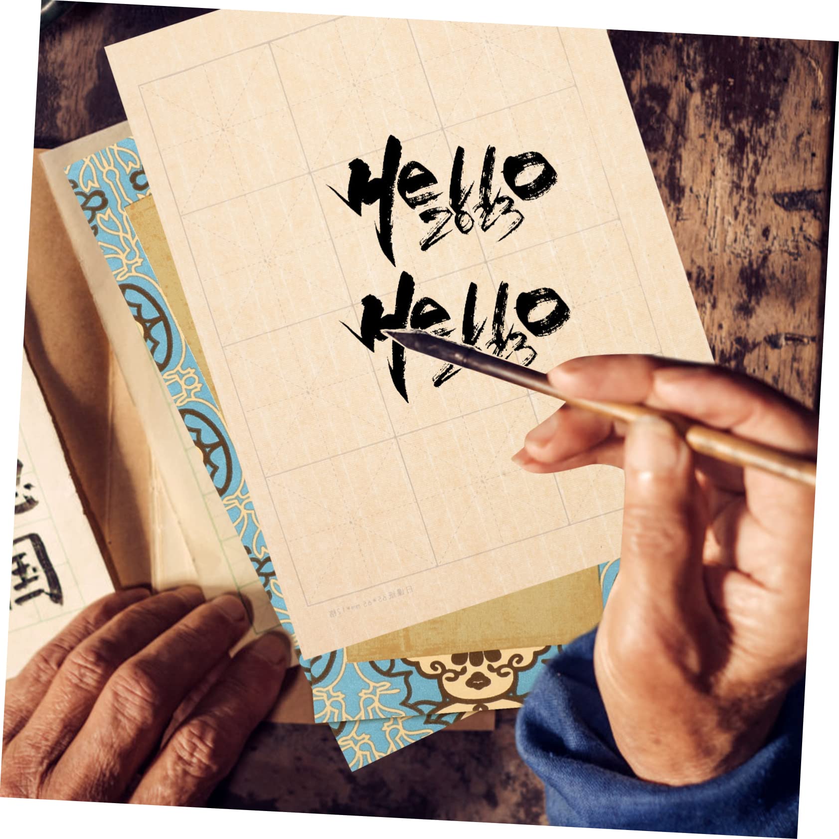 DOITOOL Carta di Riso Calligrafia 100 Fogli Spessa