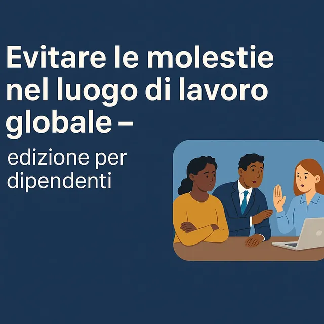 Adifer Evitare molestie lavoro globale corso dipendenti