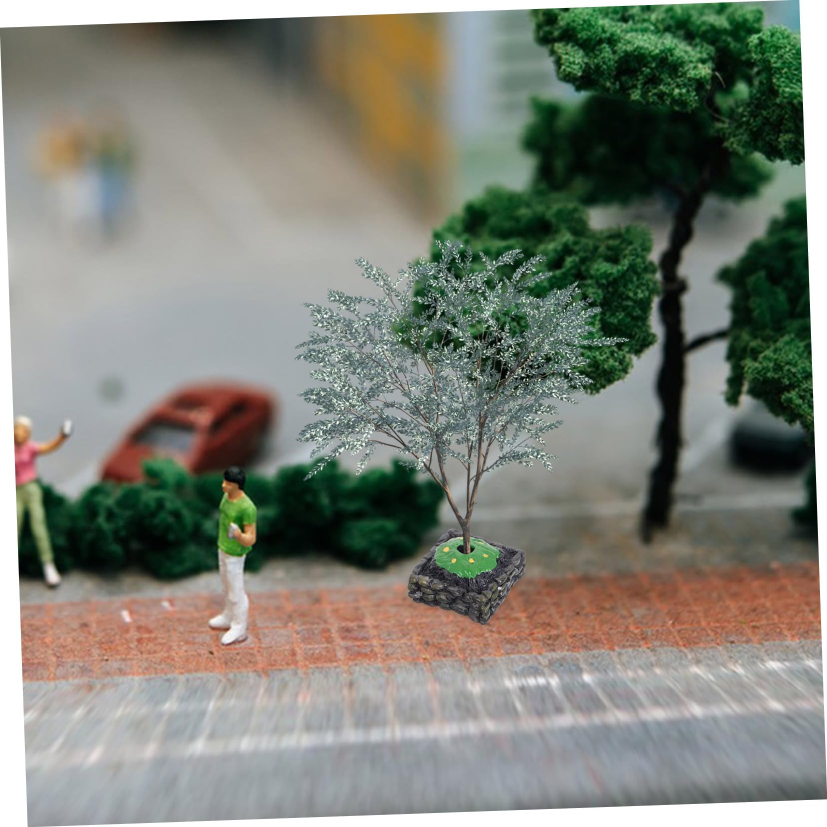 DOITOOL Basi Alberi Miniature Plastica 10 Pezzi 2,6 cm