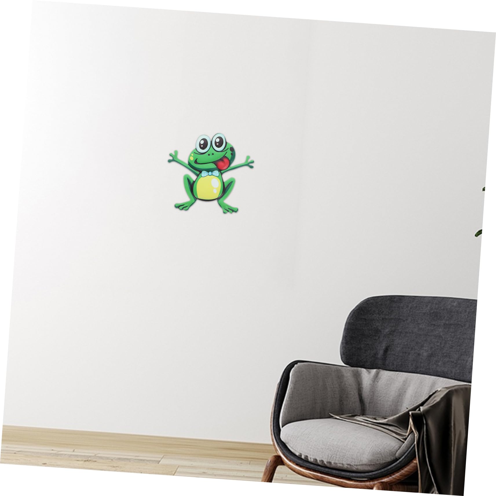DOITOOL decorazione parete rana ferro verde 13 cm da esterno