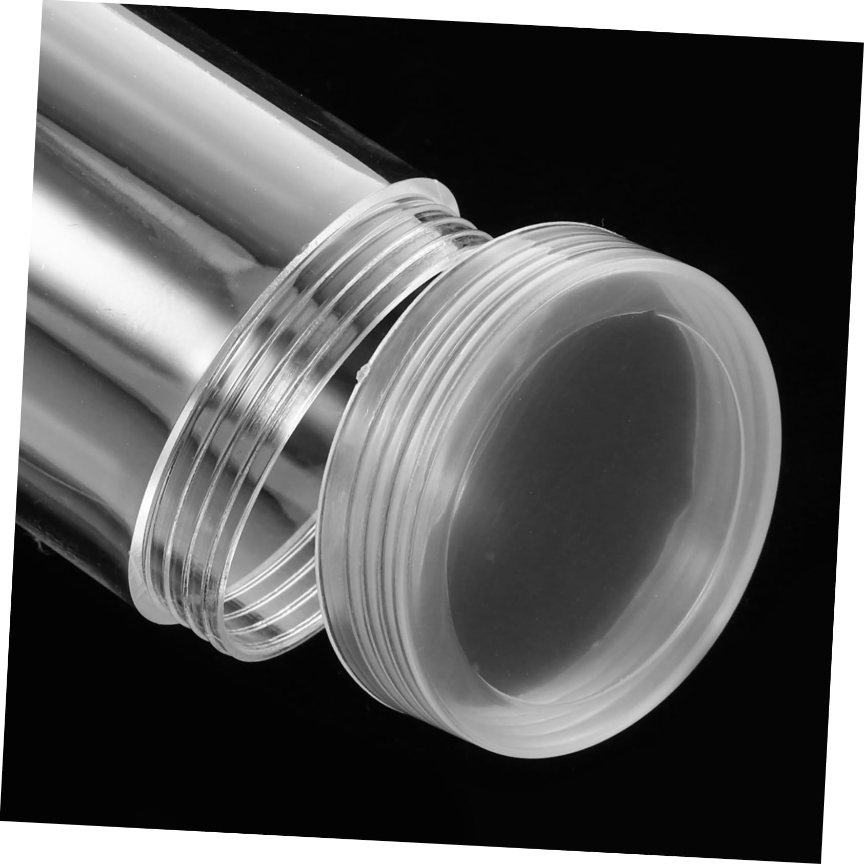Doitool tubi portamonete plastica trasparente 6 pezzi 10,3 cm