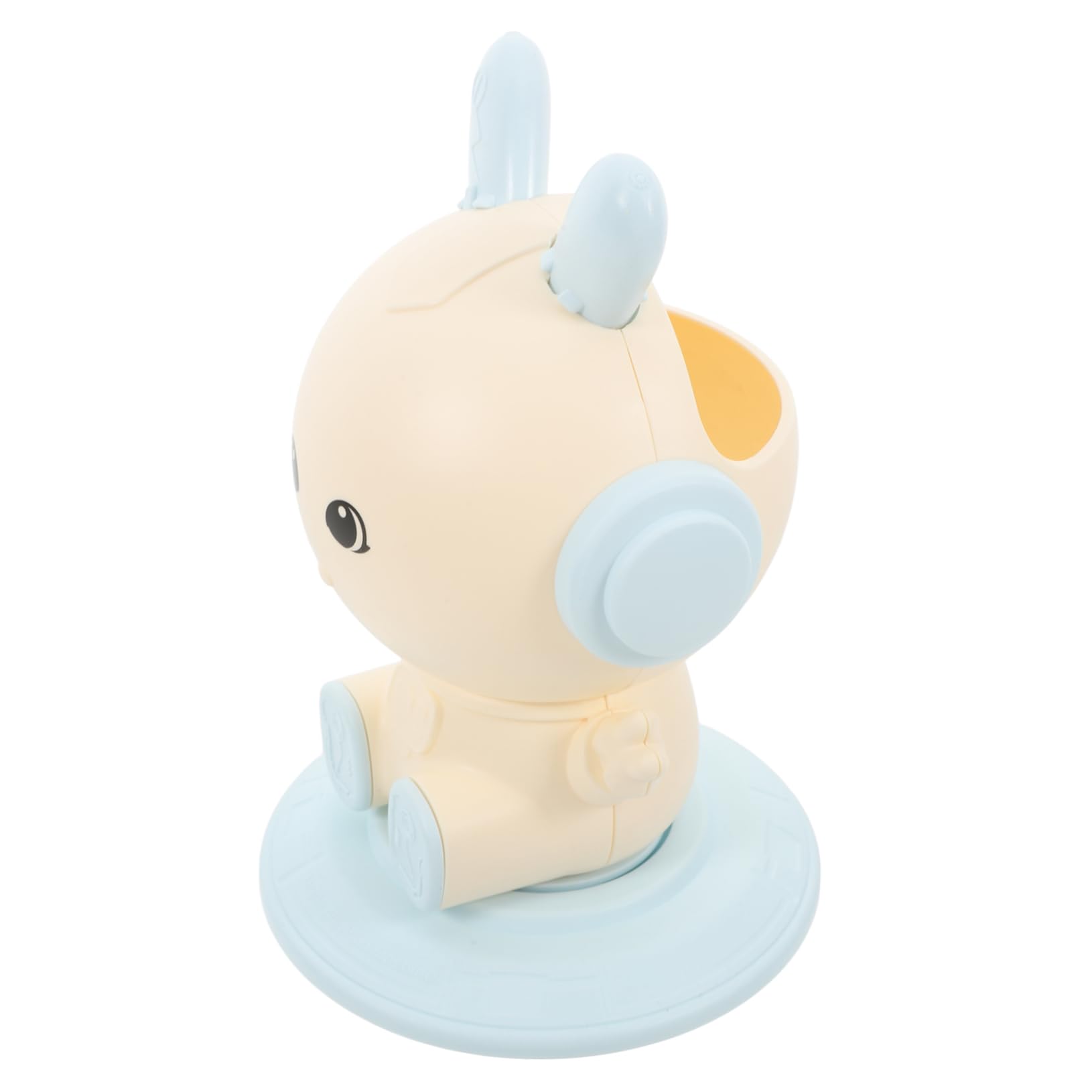 DOITOOL Portapenne Girevole Coniglio Blu Plastica 19 cm