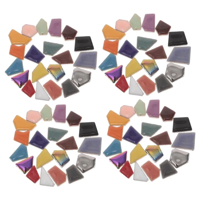 DOITOOL Tessere Mosaico in Ceramica Colori Assortiti Irregolari