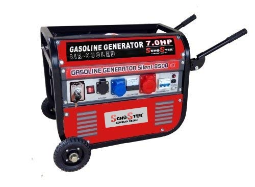 GrecoShop gruppo elettrogeno benzina 2800W 230/380V ruote