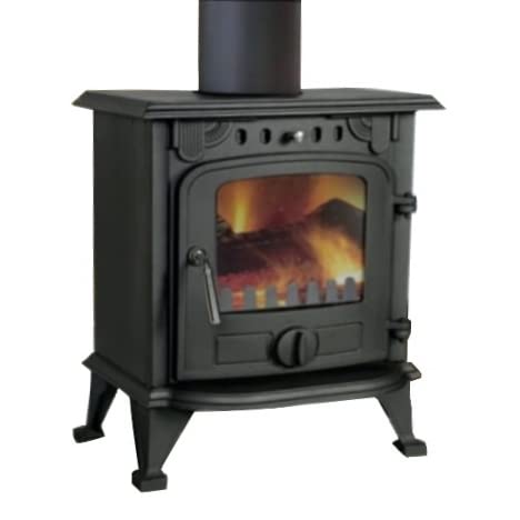 GrecoShop 5805 Stufa a Legna Ghisa 5/8 kW 140 mc