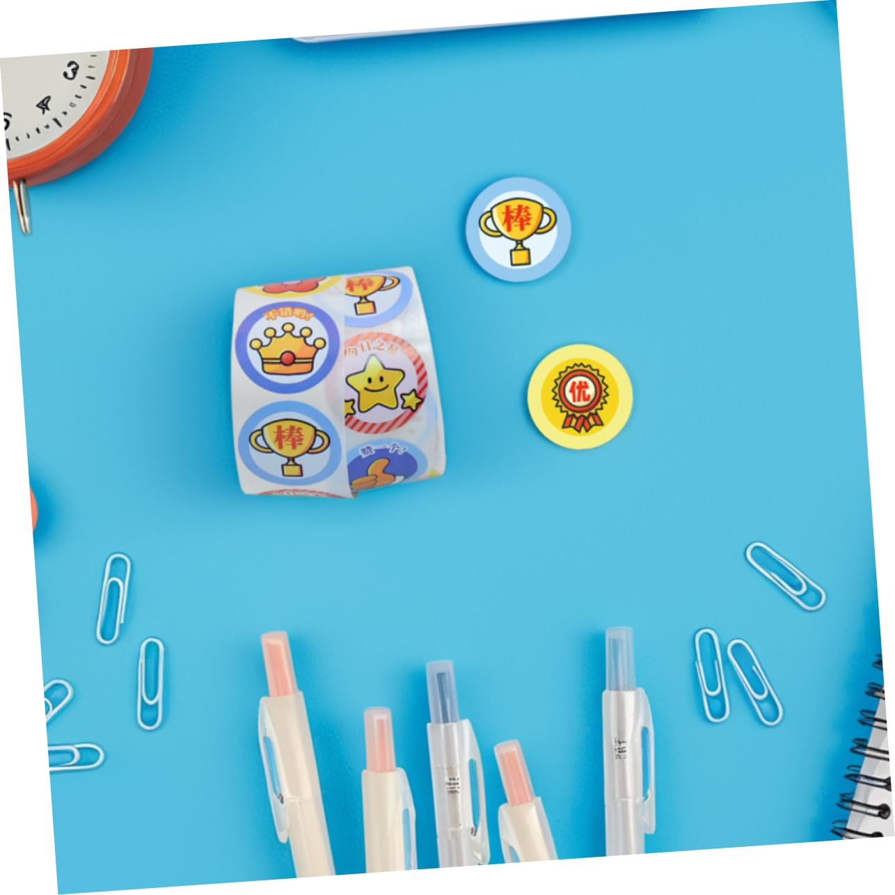 DOITOOL Adesivi Motivazionali Bambini 6 Rotoli 3000 Pezzi