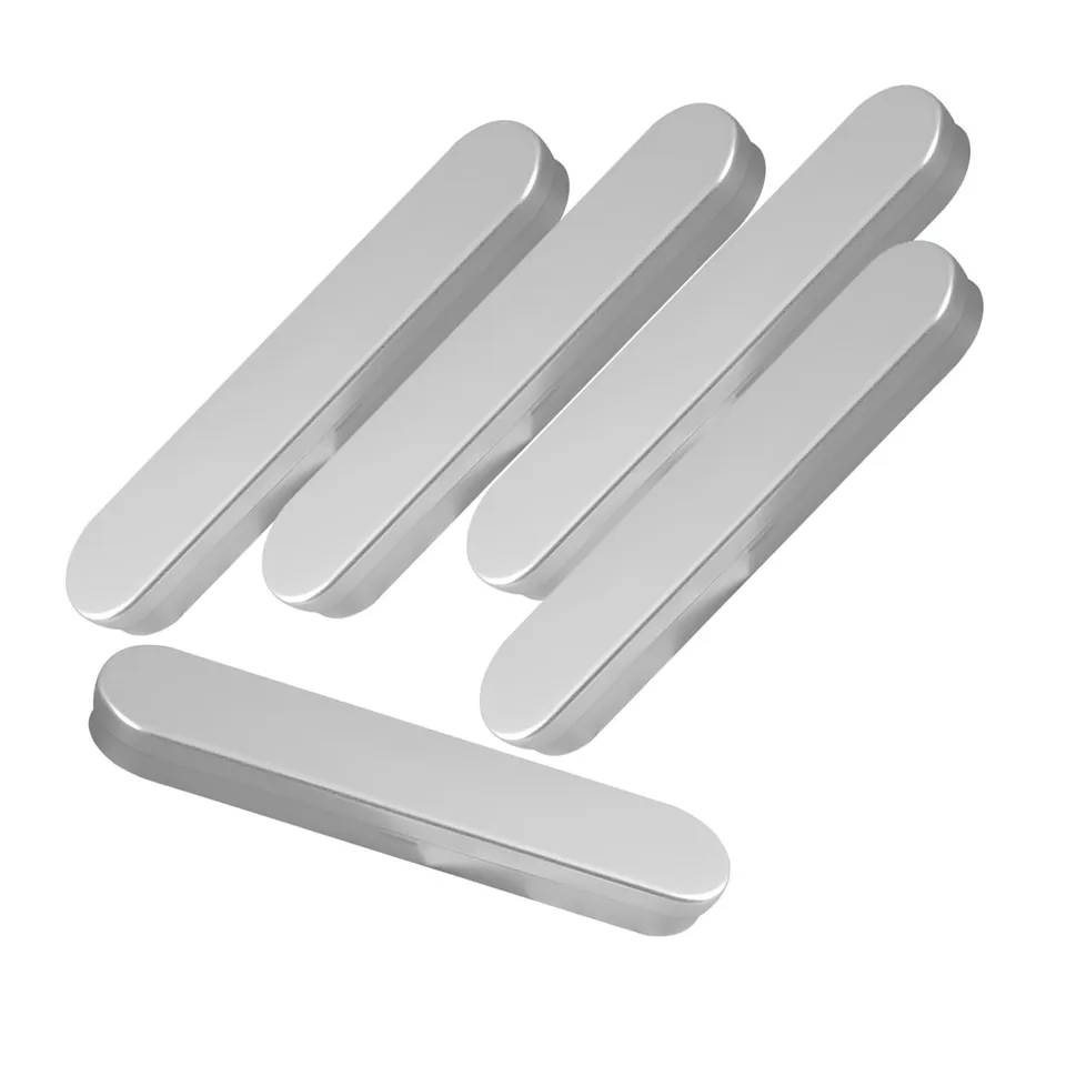 DOITOOL Scatole Penne Metallo Argento 5 Pezzi 17,8cm