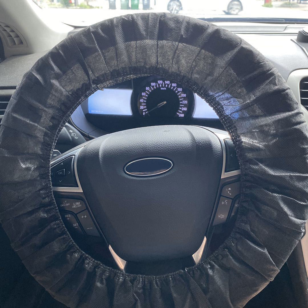 Yexati Coprivolante Auto Monouso Nero Antipolvere