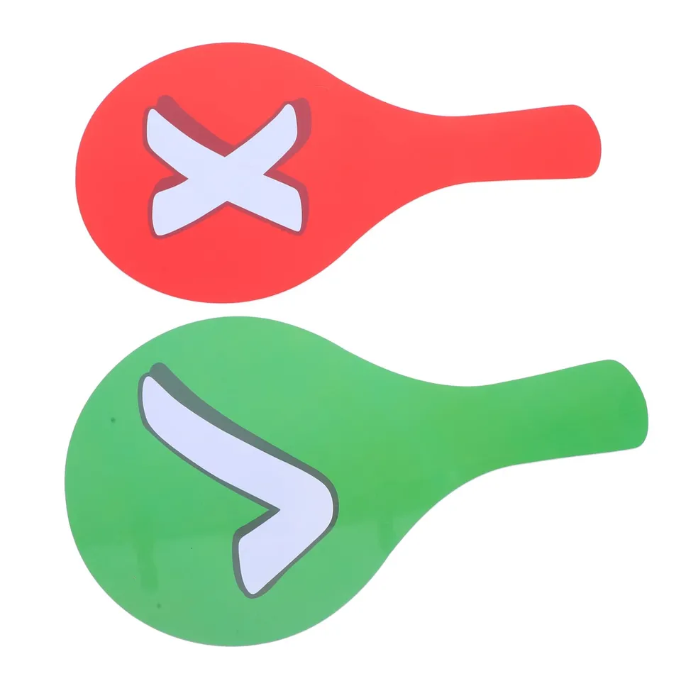 DOITOOL Palette Sì No Didattiche Plastica 2 Pezzi