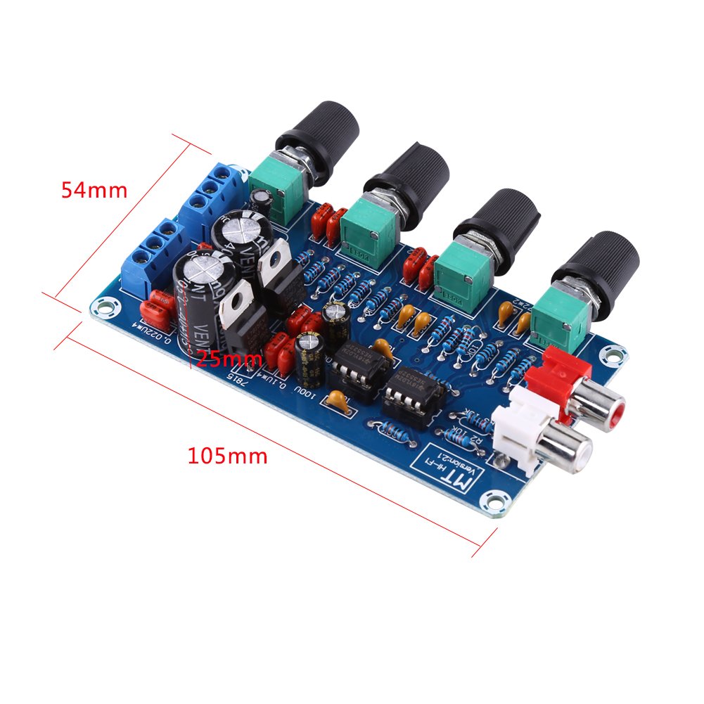 Saluaqui NE5532 Preamplificatore HiFi Toni e Volume