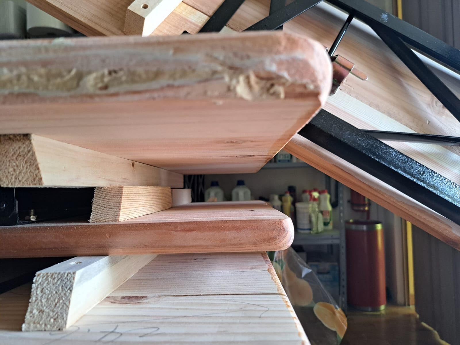GrecoShop set birreria tavolo con panche legno 220 cm 10 posti