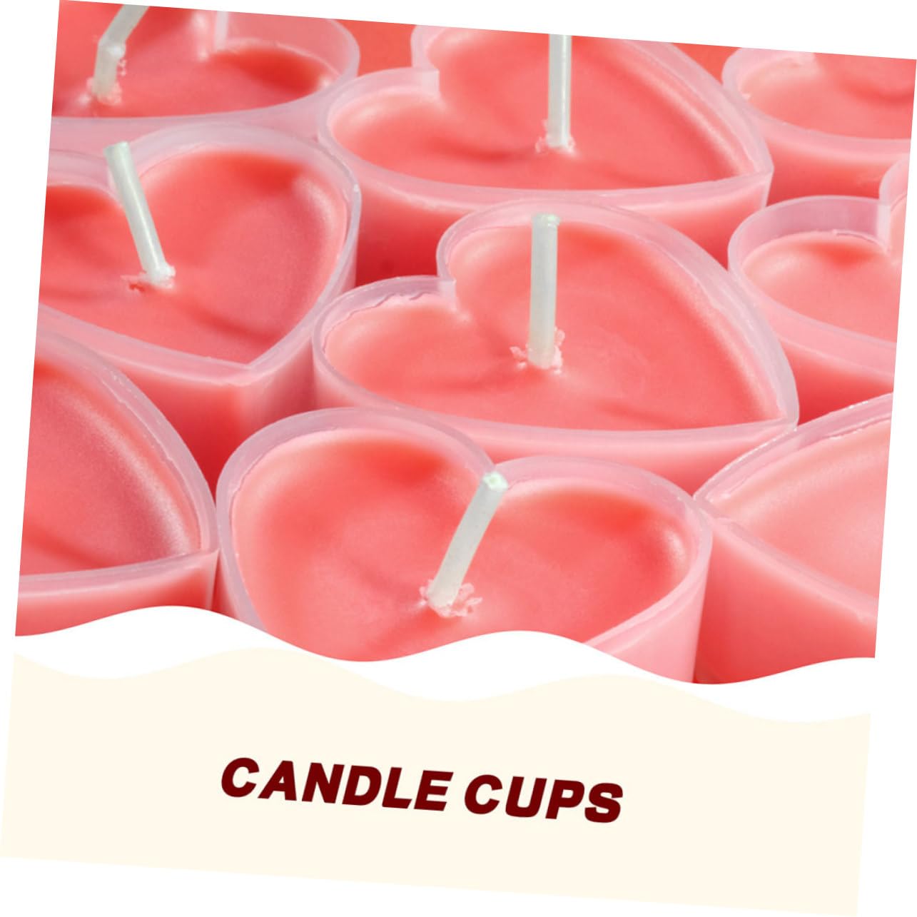 DOITOOL Portacandele Cuore Alluminio 10 Pezzi Tealight