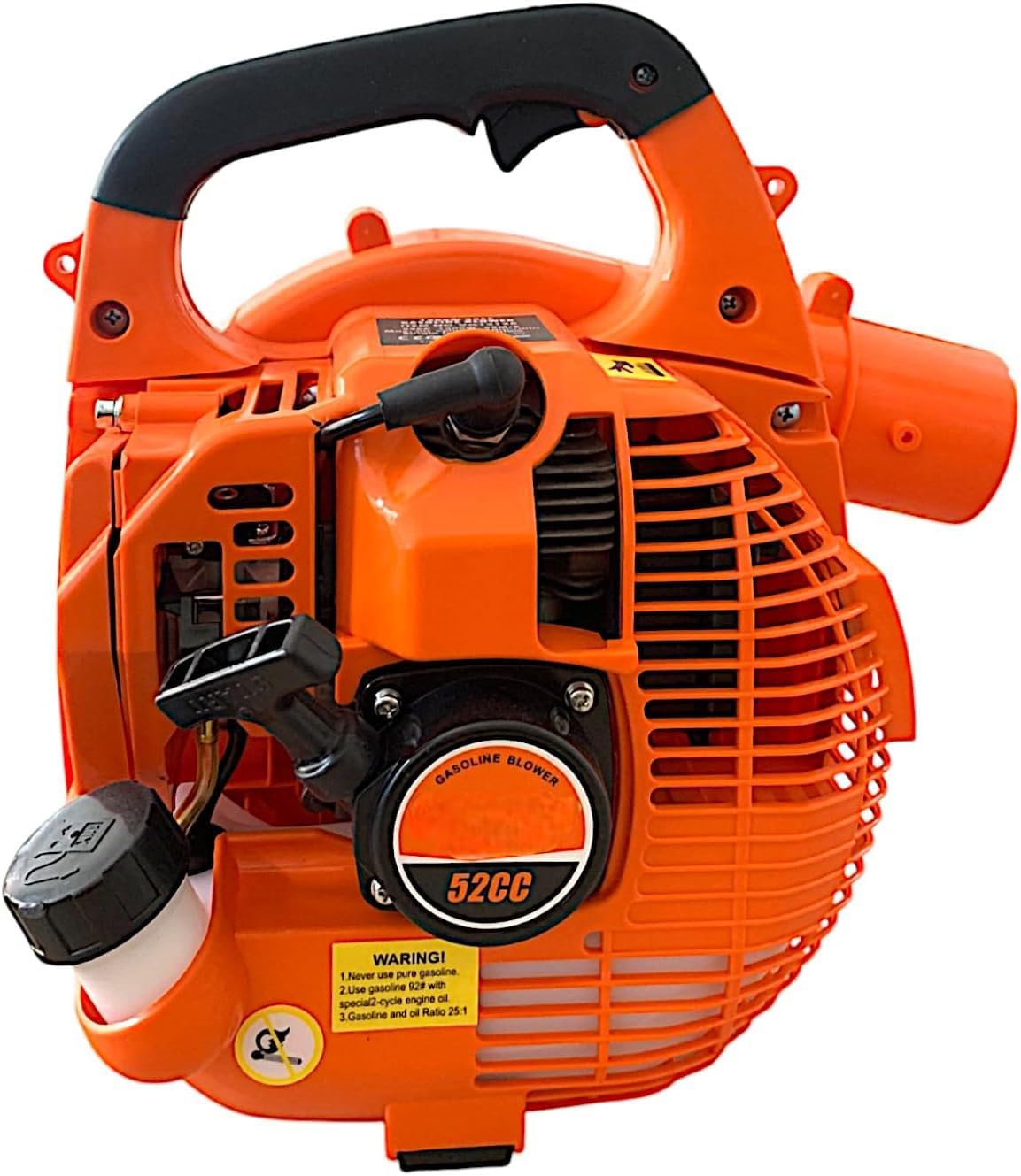 GrecoShop Soffiatore a Scoppio 52CC 1500W per Foglie