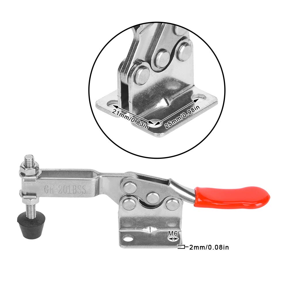 Saluaqui Morsetto a Levetta Orizzontale 27 Kg Inox Antiruggine