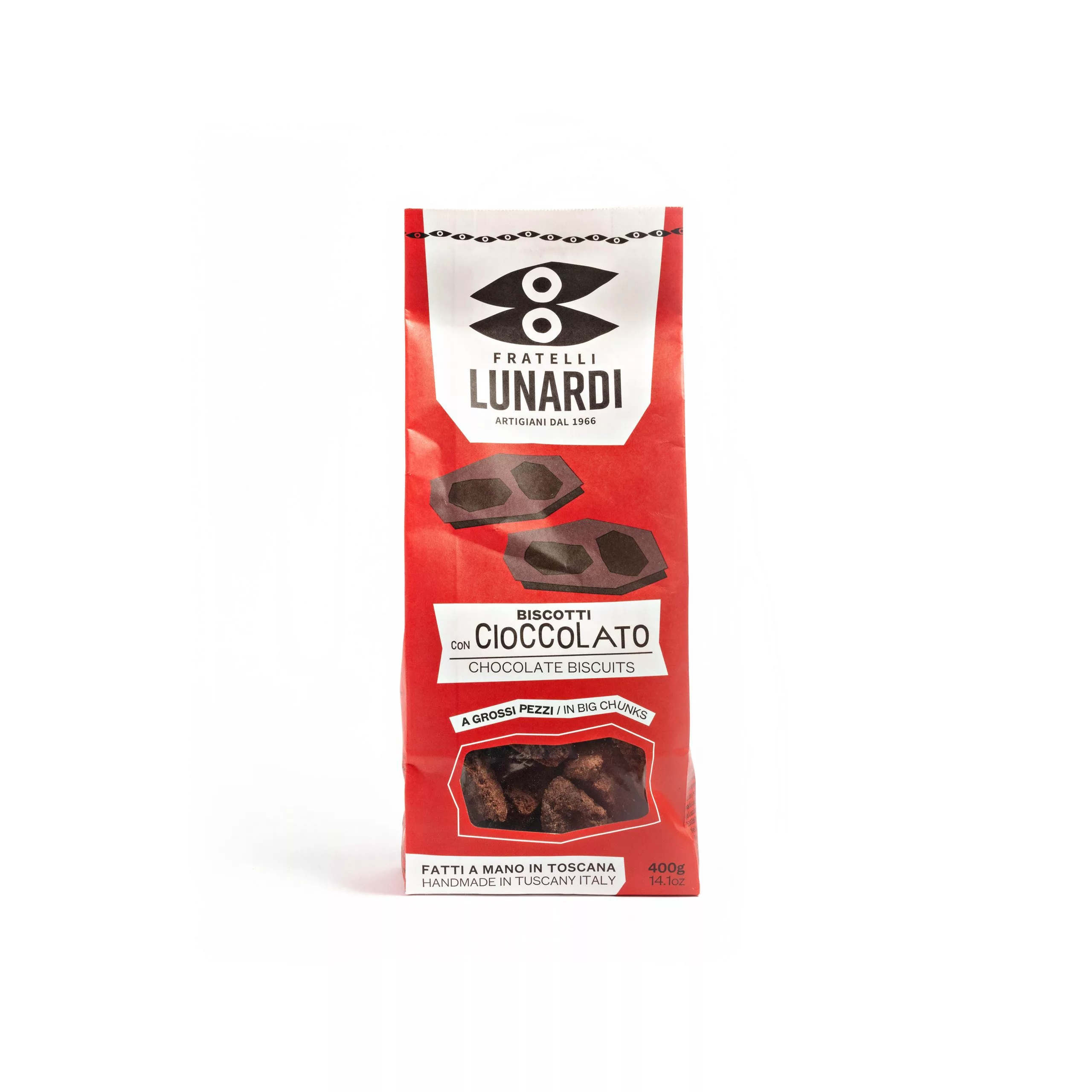 Lunardi Cantucci al Cioccolato Biscotti 400 g Cacao