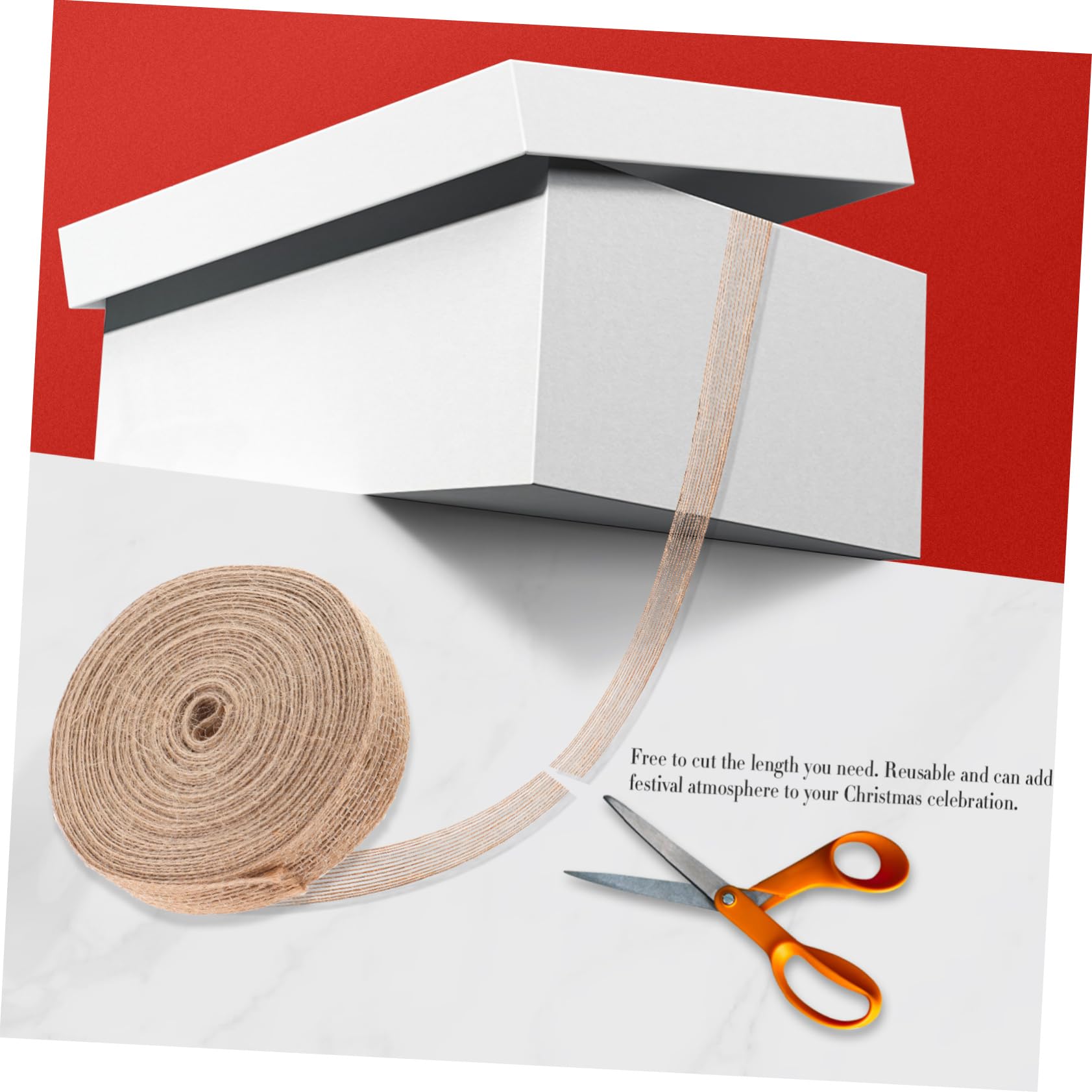 Doitool Nastro Iuta beige 10 m x 2 cm 1 rotolo