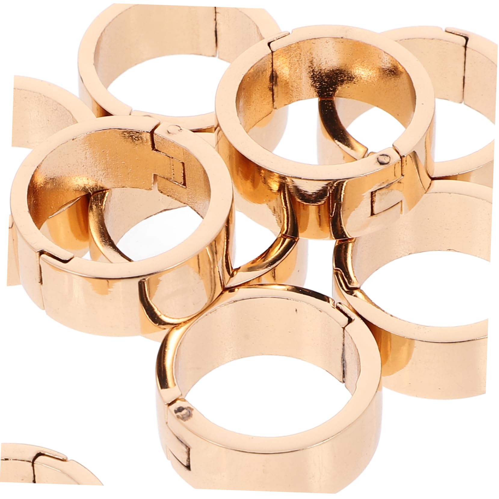 DOITOOL Anelli Rilegatura Zinco Apribili 10 Pezzi 2,5 cm