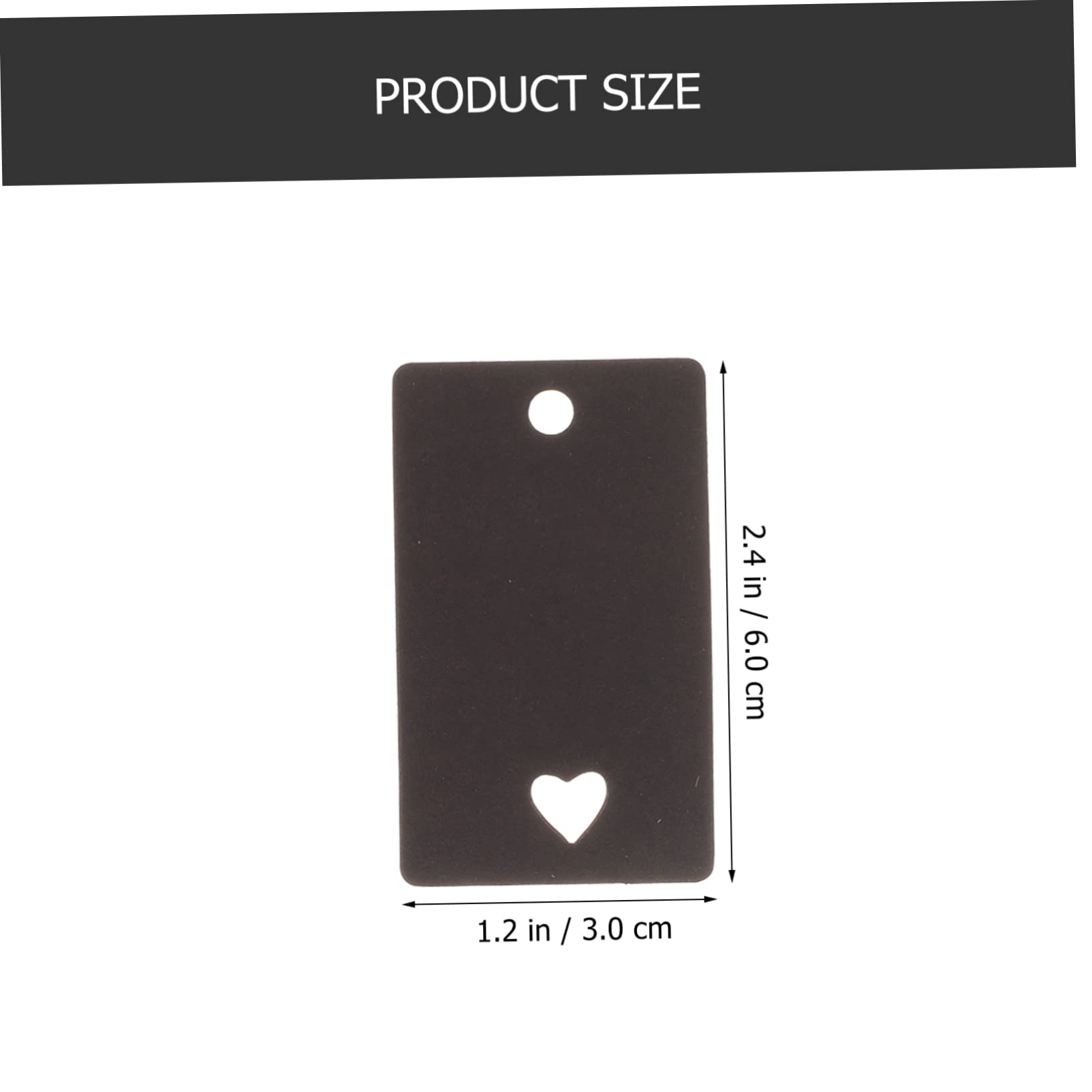DOITOOL Etichette Carta Forate Avana 200 Pezzi 5x3 cm