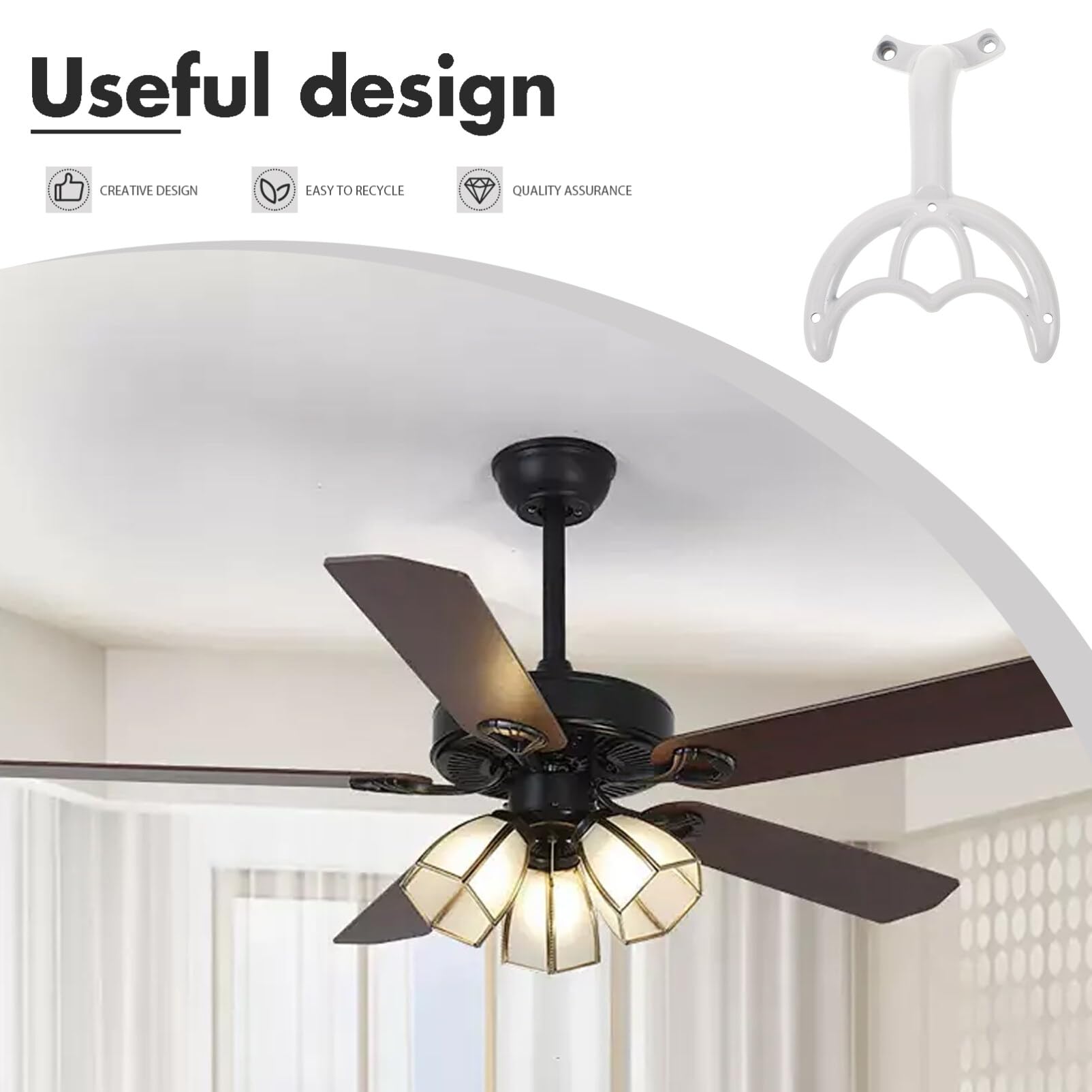 DOITOOL bracci ricambio ventilatore soffitto 5 pezzi