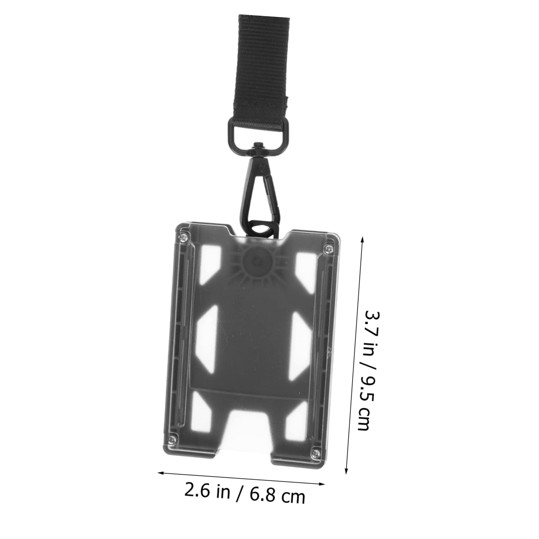 DOITOOL Porta Badge con Cinghia Nero da Lavoro