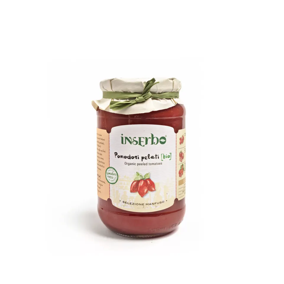 Inserbo Pomodori Pelati Bio pelati 520 gr biologici