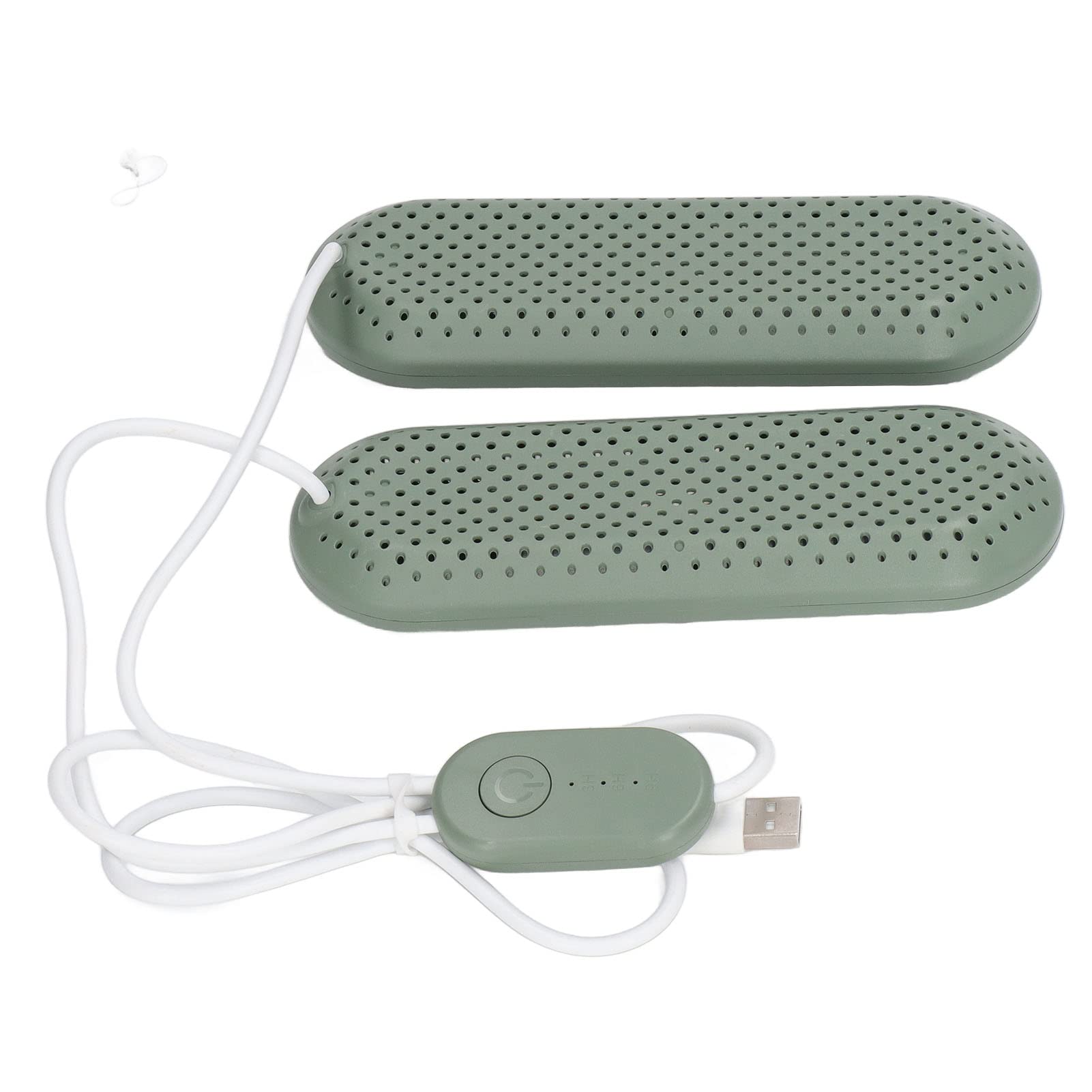 Saluaqui Asciugascarpe USB Deodorante Verde 50-55°C Programmata