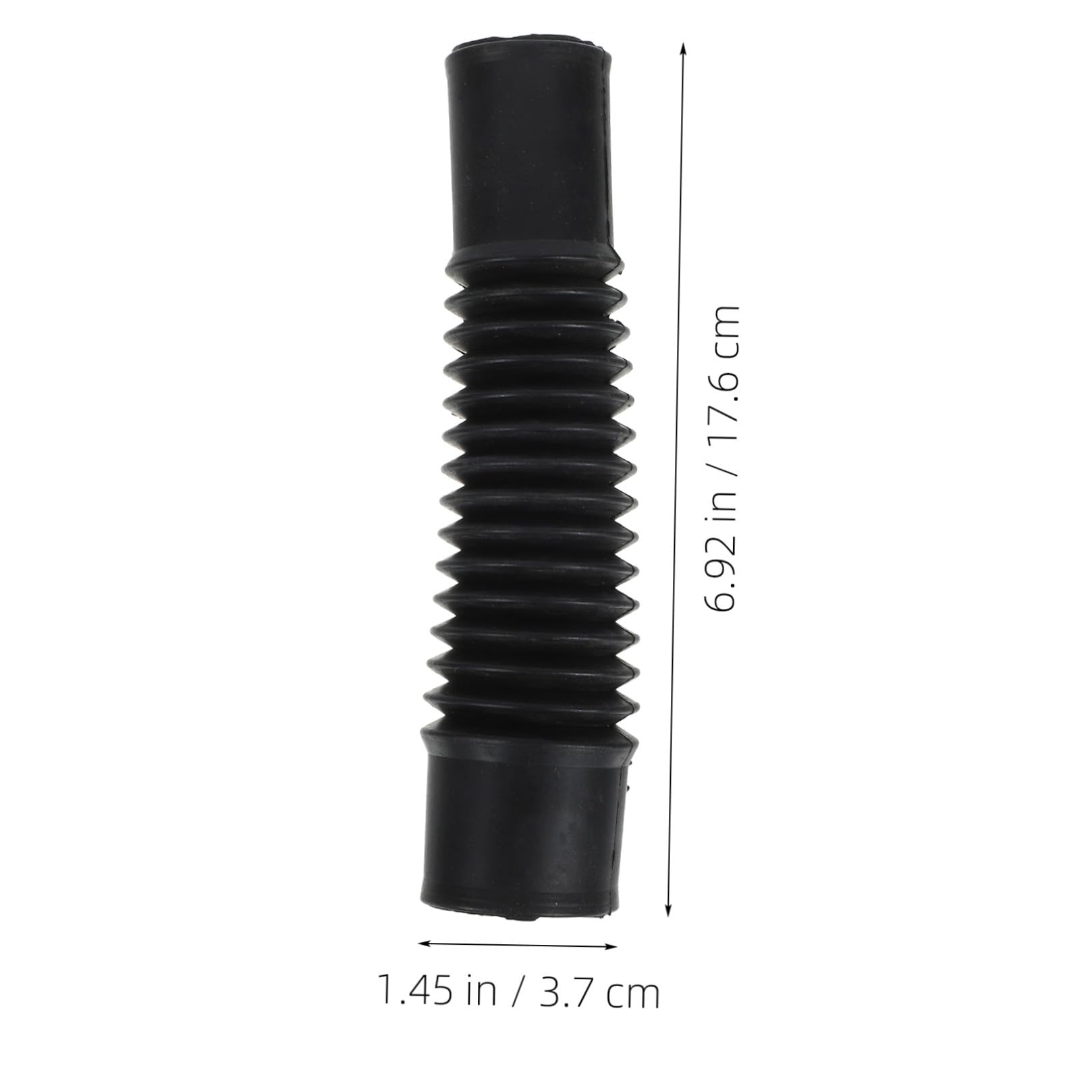 DOITOOL Tubo Gomma Nero Lavatrice Flessibile con Fascette