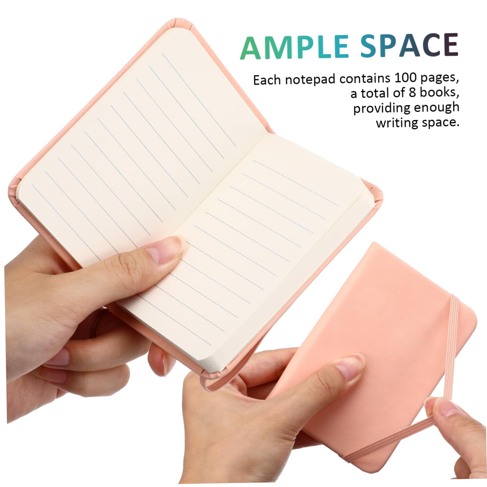 DOITOOL Taccuini A7 Minimalisti 100 Pagine Set 8 Pezzi